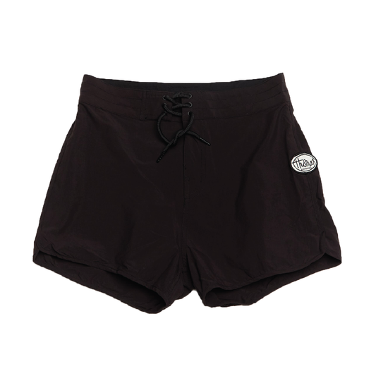 Thomas Women's Black with Black Waistband Board Short